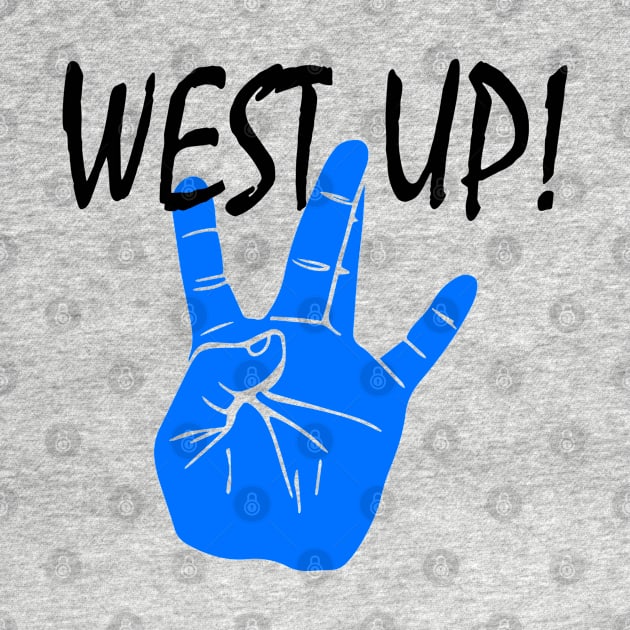 WS UP! blue 3 by undergroundART